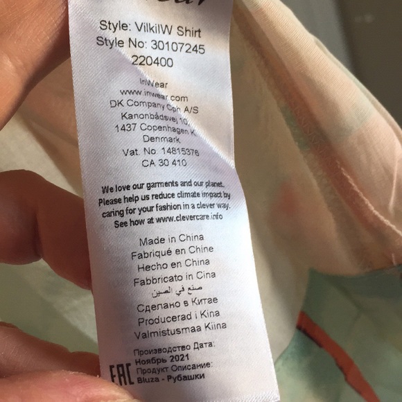 Sheer tunic, blouse NWT - Picture 7 of 7